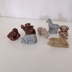 Ceramic Wade Whimsies, 7 total. Excellent condition!